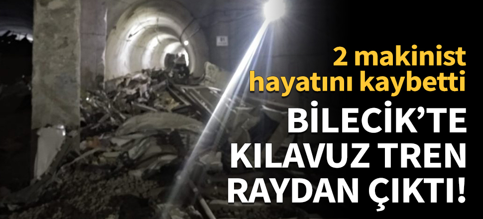 Bilecik'te tren raydan çıktı!
