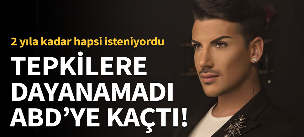 Tepkilere dayanamadı, ABD'ye kaçtı!