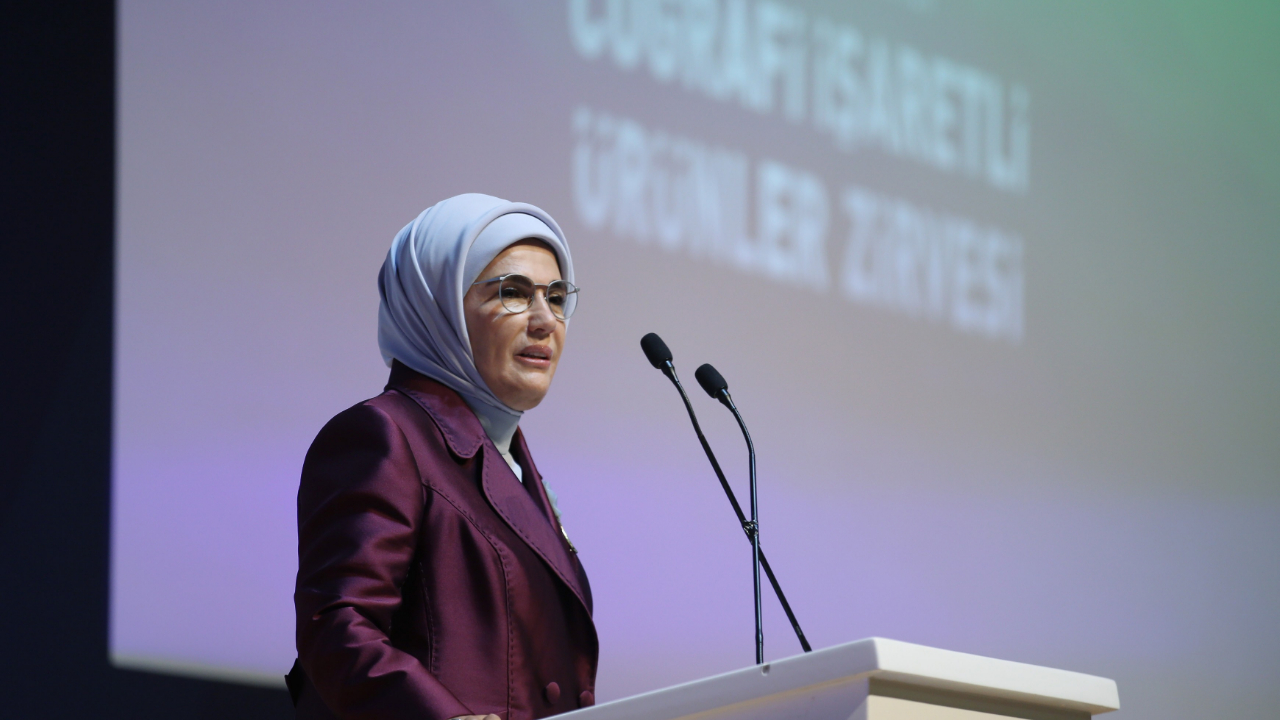 Emine Erdoğan, Uluslararası Coğrafi İşaretli Ürünler Zirvesi’ne katıldı