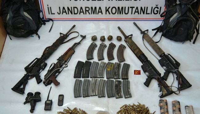 Tunceli'de öldürülen terörist mavi listede çıktı...