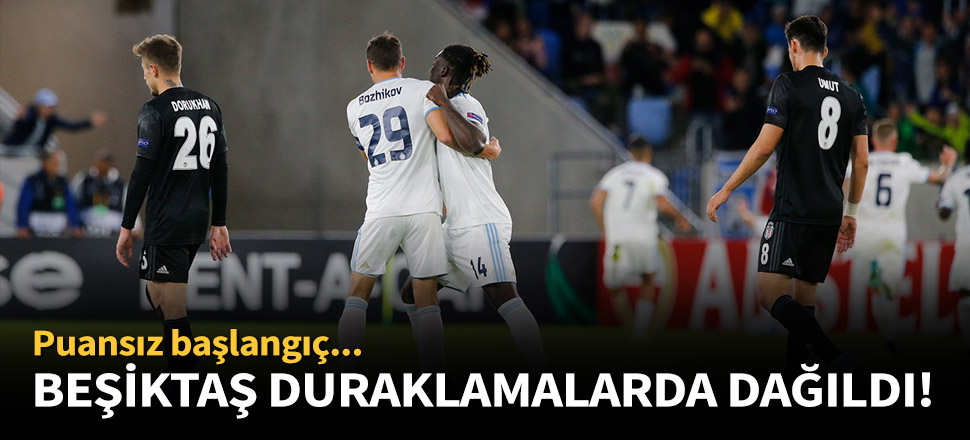 Slovan Bratislava, Beşiktaş'ı 4-2 yendi.