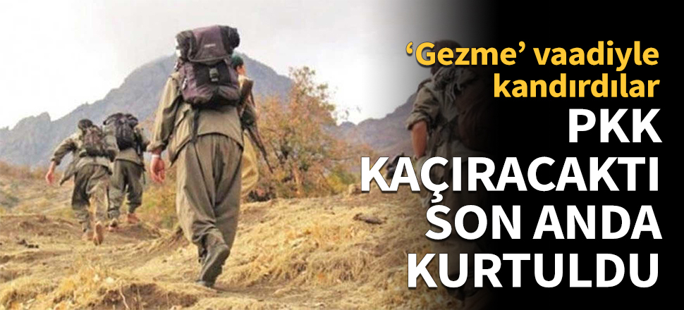 PKK kaçıracaktı, jandarmaya sığındı!