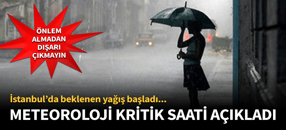 İstanbul'u kara bulutlar kapladı! İşte kritik saat