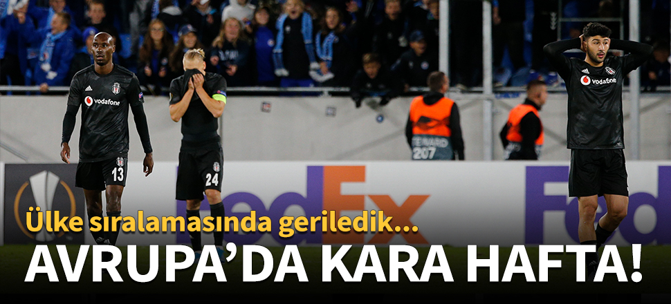 Avrupa'da kara hafta!