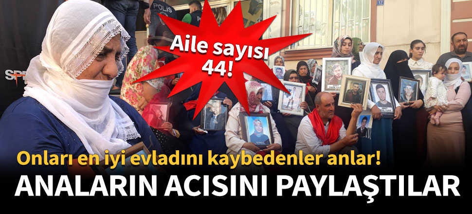 Anaların acısını paylaştılar!