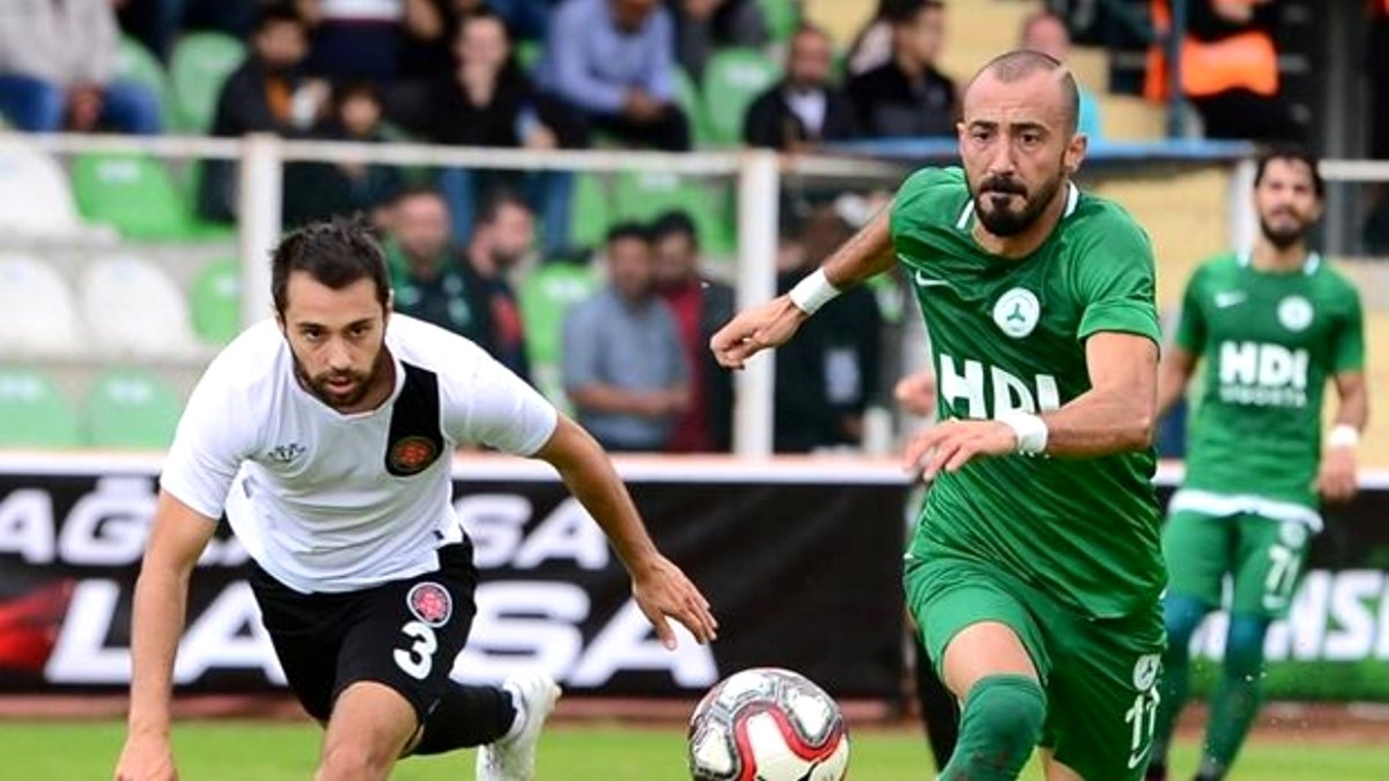 Giresunspor ile Karagümrük 1-1 berabere kaldı!