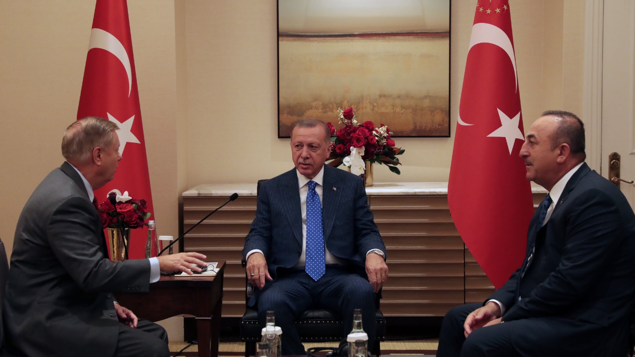 Erdoğan, senatör Graham'ı kabul etti...