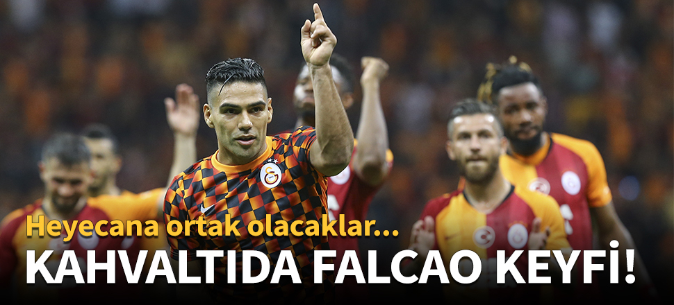 Kahvaltıda Falcao keyfi!