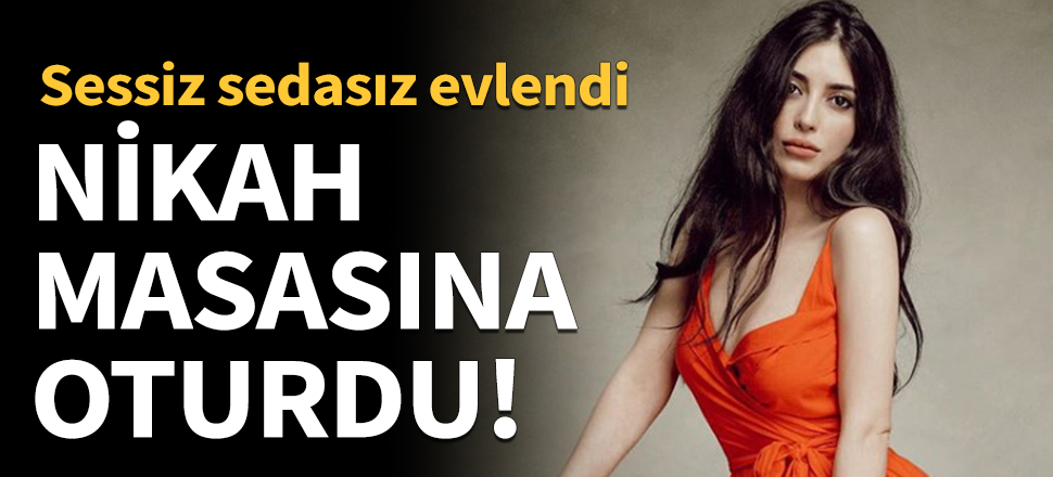 Ünlü oyuncu nikah masasına oturdu!