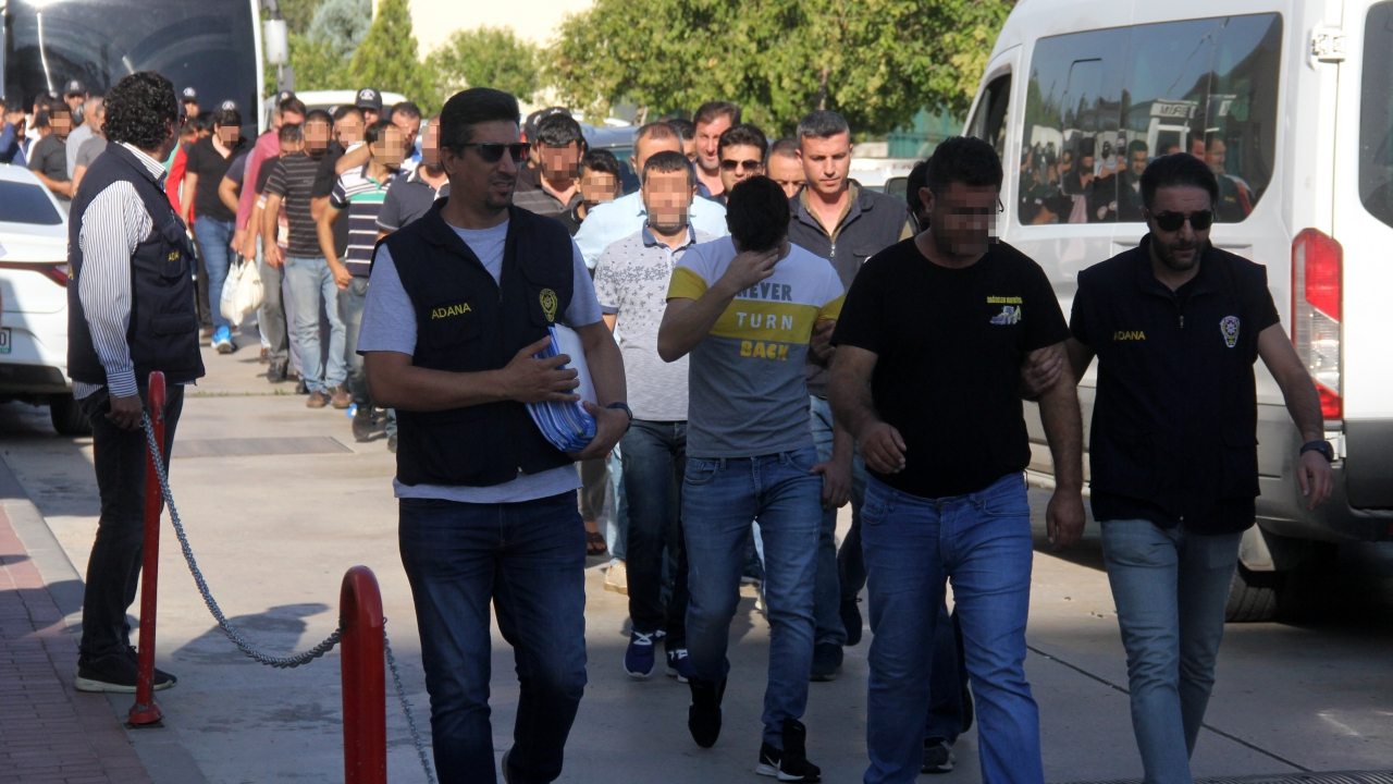 Halkı galeyana getiren 38 kişi adliyede!