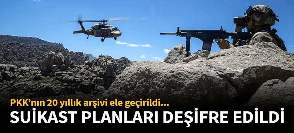 PKK'nın 20 yıllık tüm arşivi ele geçirildi!