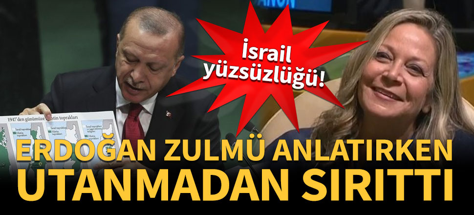 Erdoğan zulmü anlatırken utanmadan sırıttı!