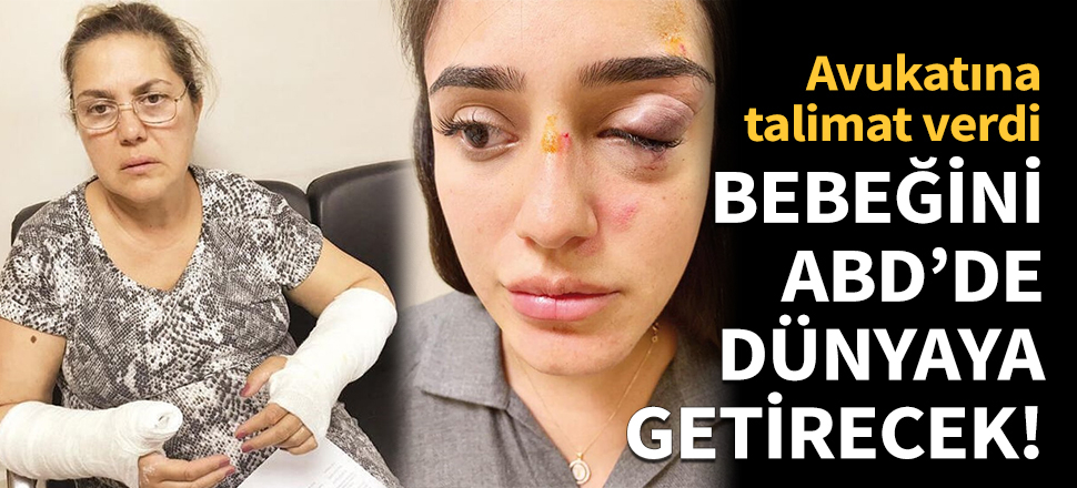 Bebeğini ABD'de doğuracak!