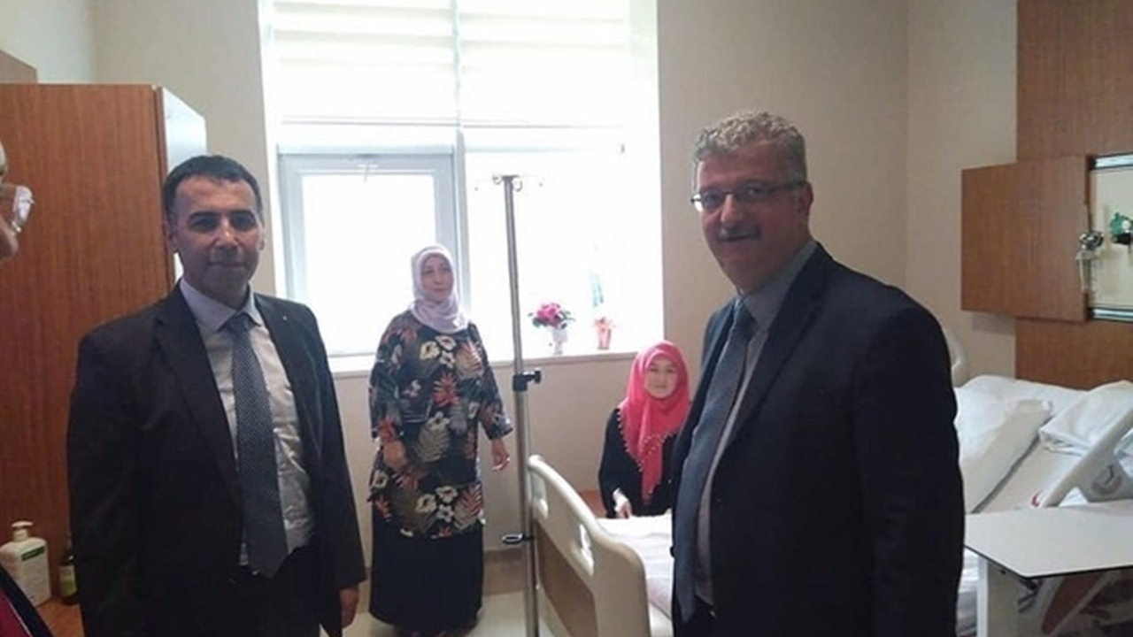 Ordu Fatsa'da Kaymakam Ömer Lütfü Yaran’dan hastalara moral