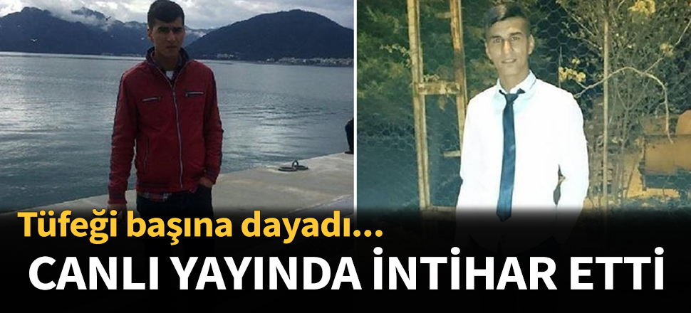 Canlı yayında intihar etti...