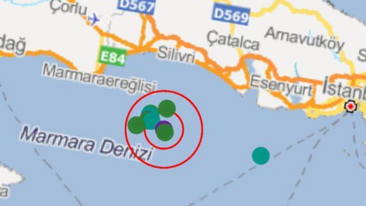 İstanbul'un yakınında korkutan deprem!
