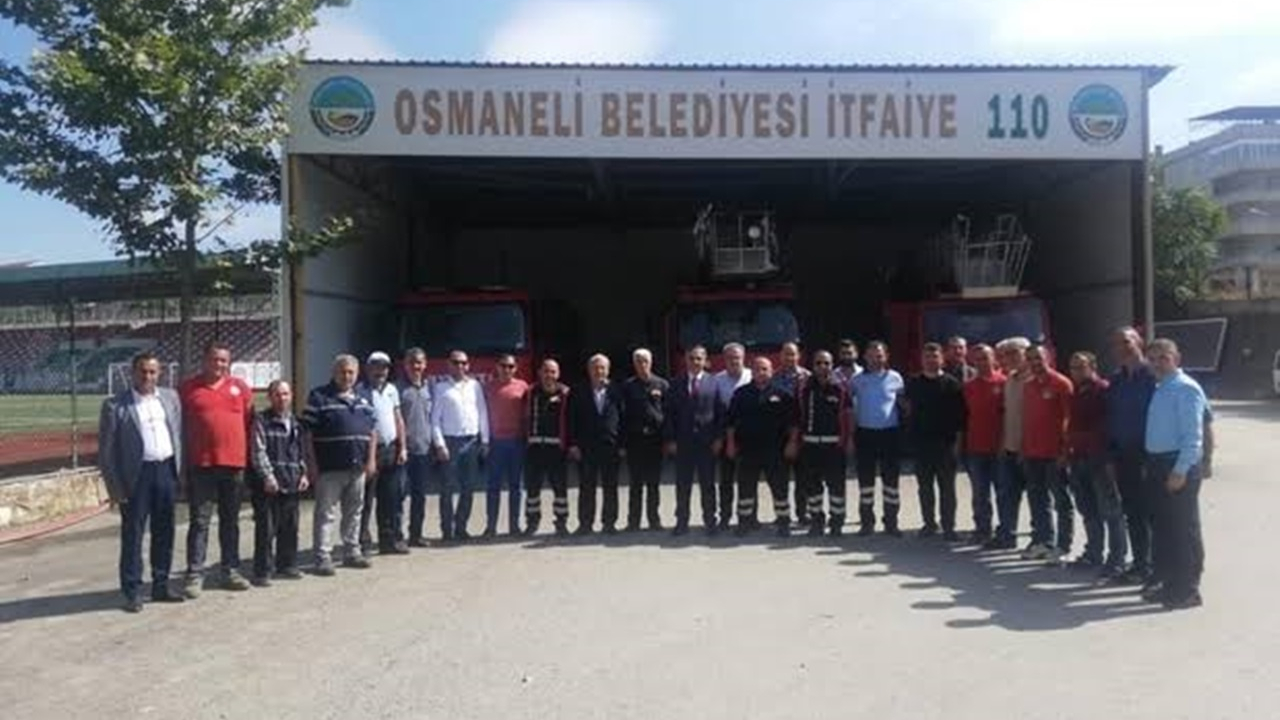 Bilecik'te Başkan Münür Şahin, itfaiyecilerle yemekte buluştu