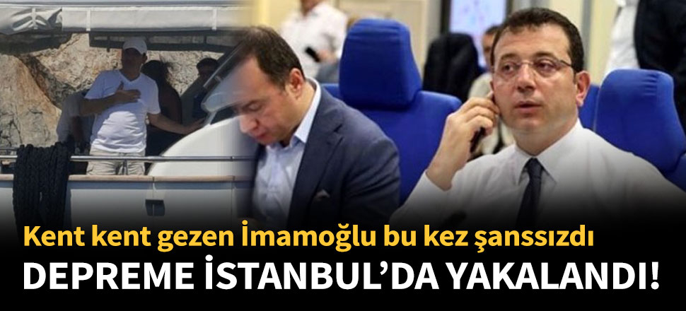 Kent kent gezen İmamoğlu bu kez şanssızdı