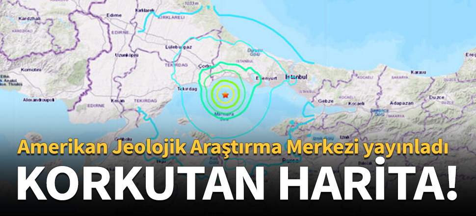 Amerikan Jeolojik Araştırma Merkezi yayınladı!