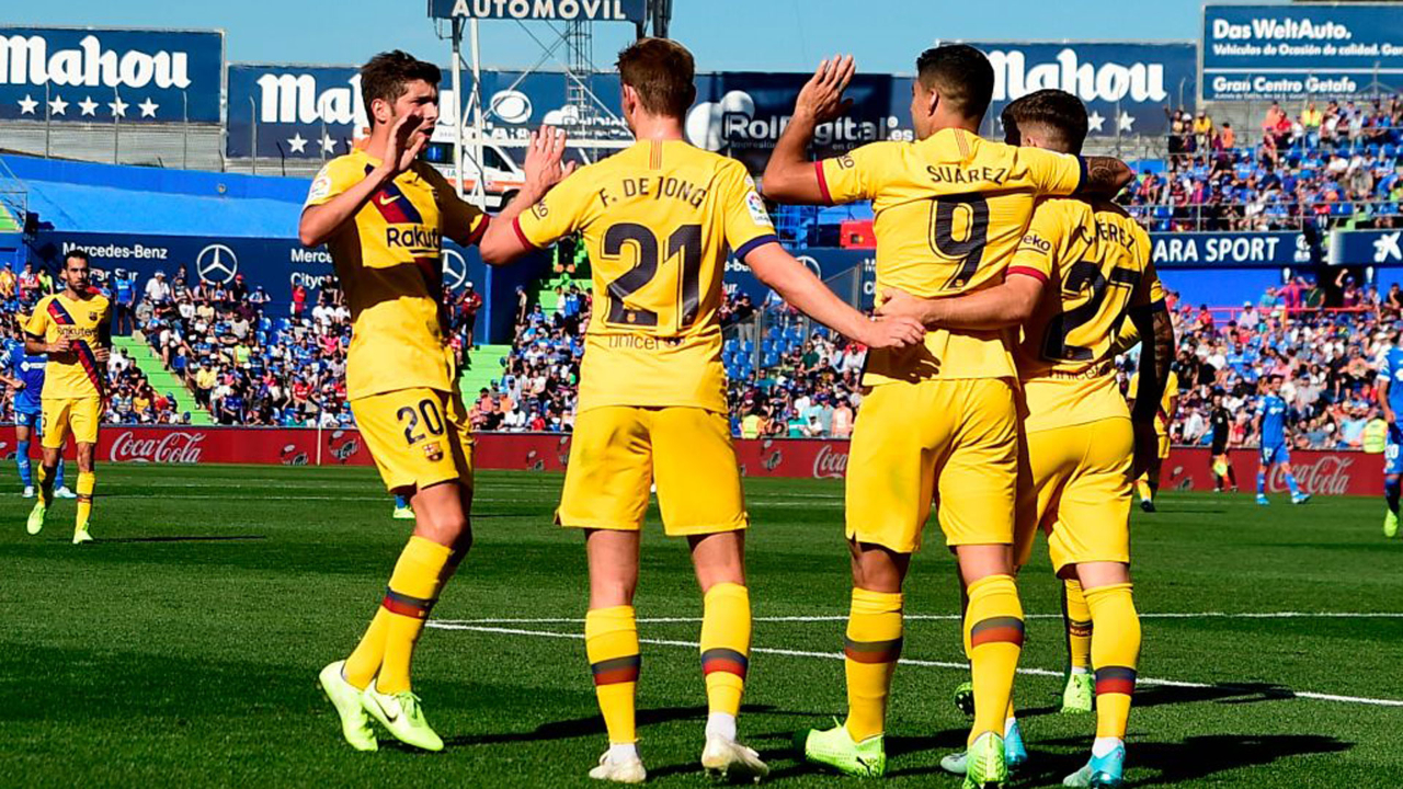 Barcelona, Getafe'yi 2-0 yenmeyi başardı!