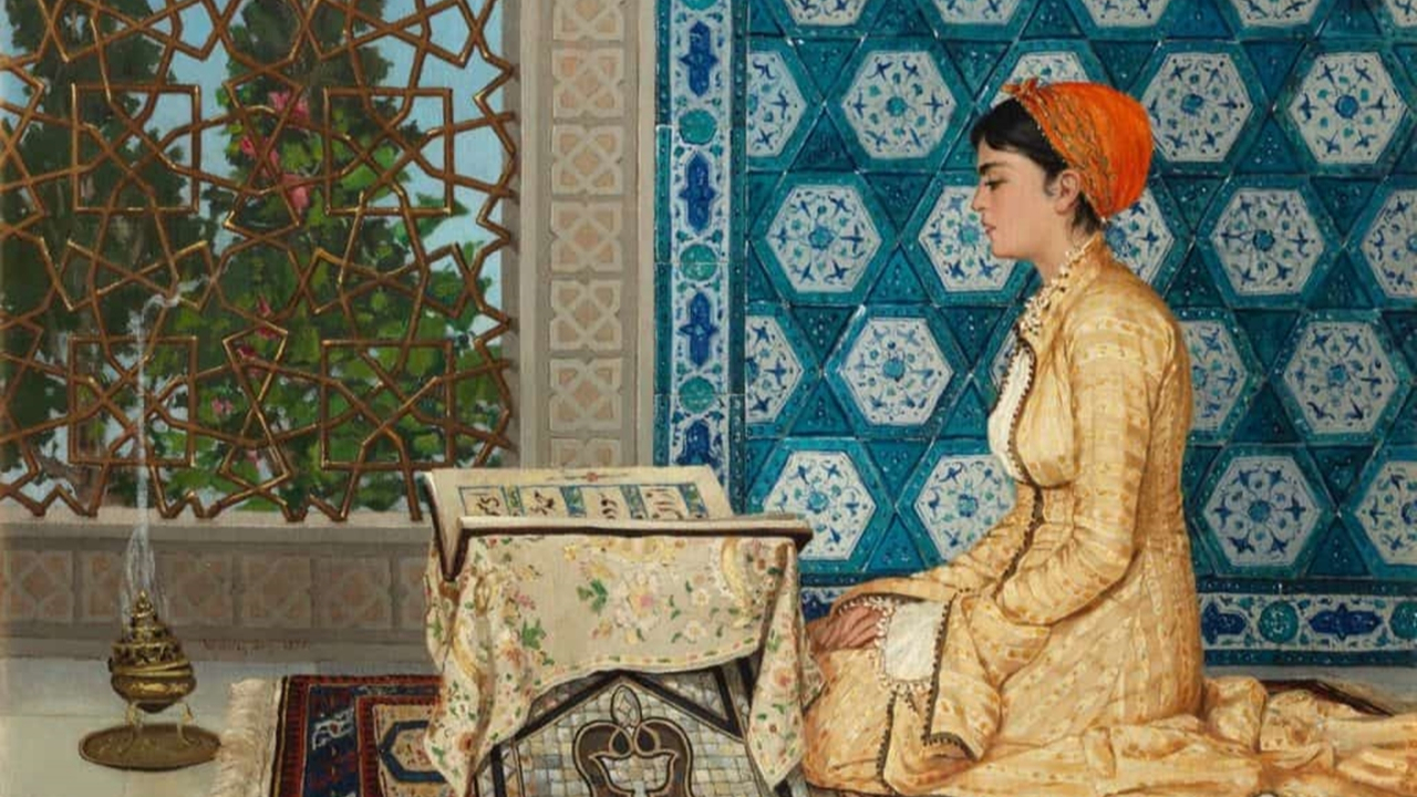 "Kur'an Okuyan Kız" tablosu Londra'da satıldı!