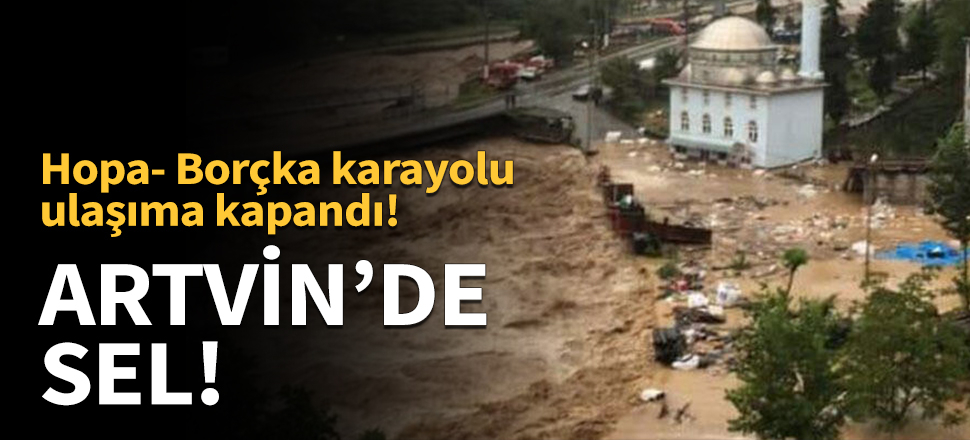 Artvin'de sel!