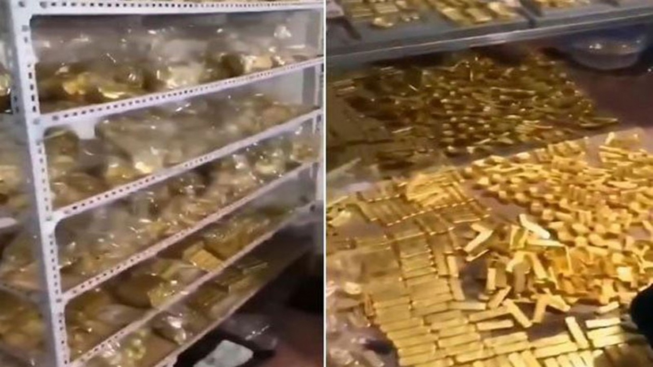 Eski başkanın evinde 13,5 ton altın bulundu!