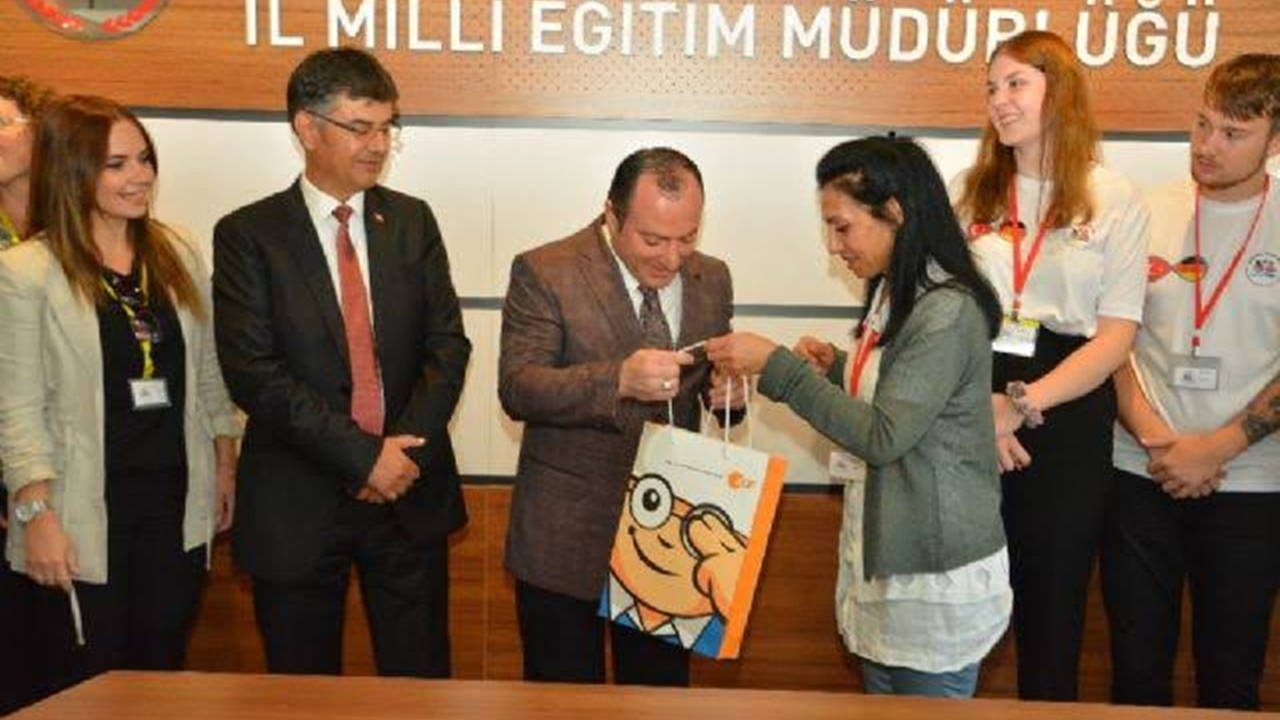Balıkesir'de Müdür Yakup Yıldız, Alman misafirlerini ağırladı