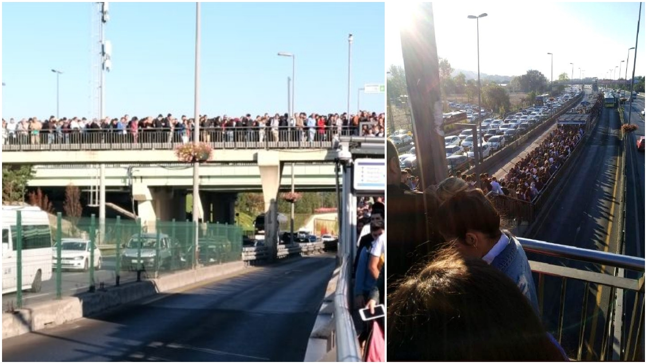 İstanbullunun metrobüs çilesi!