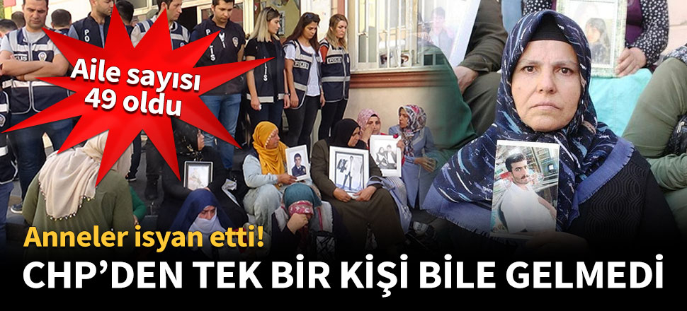Evlat nöbetine CHP'den tek bir kişi bile gelmedi!