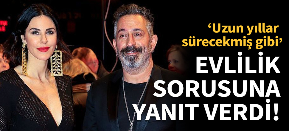 Evlilik iddialarına yanıt verdi!