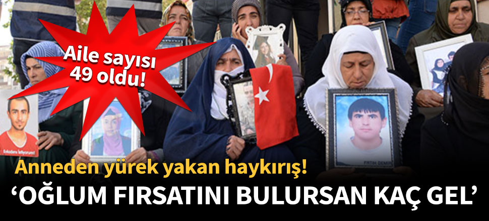 'Onlar bize göre değil oğlum; fırsatını bulursan kaç, gel'