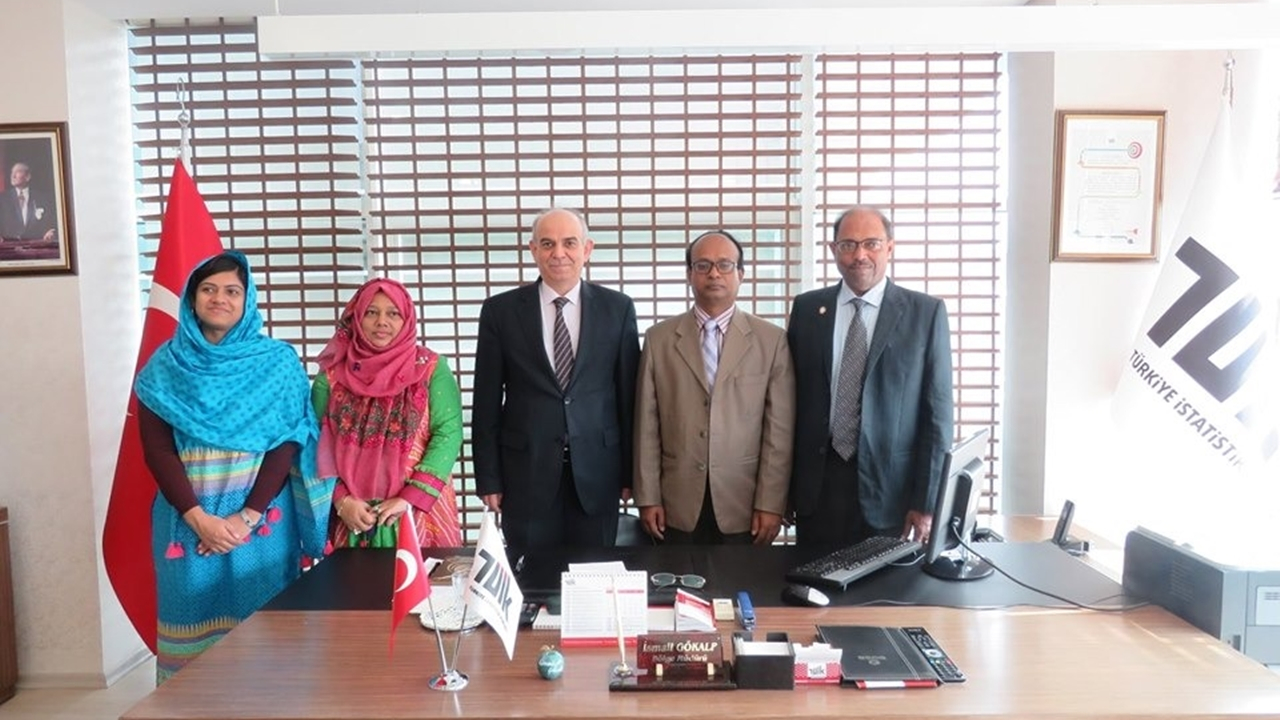 Bangladeş İstatistik Ofisi yetkilileri, TÜİK'i ziyaret etti!