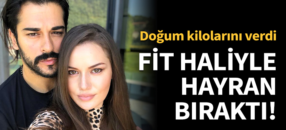 Fahriye Evcen fit haliyle hayran bıraktı!