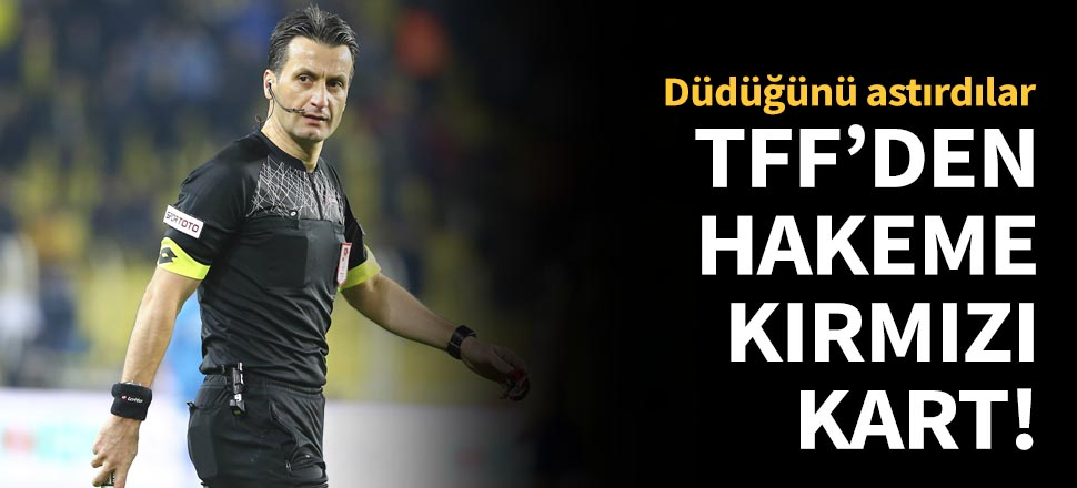 Suat Arslanboğa'nın profesyonel hakemlik sözleşmesi feshedildi!