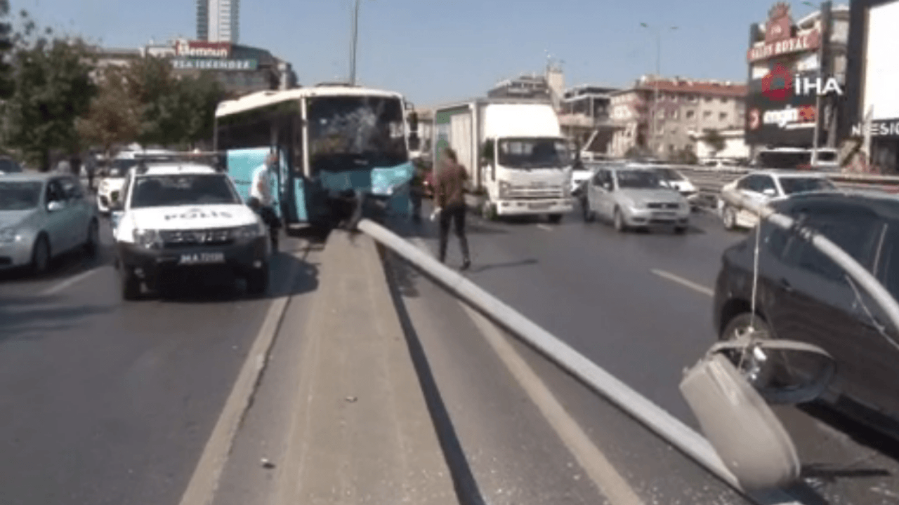 Avcılar'da faciadan dönülen kaza!
