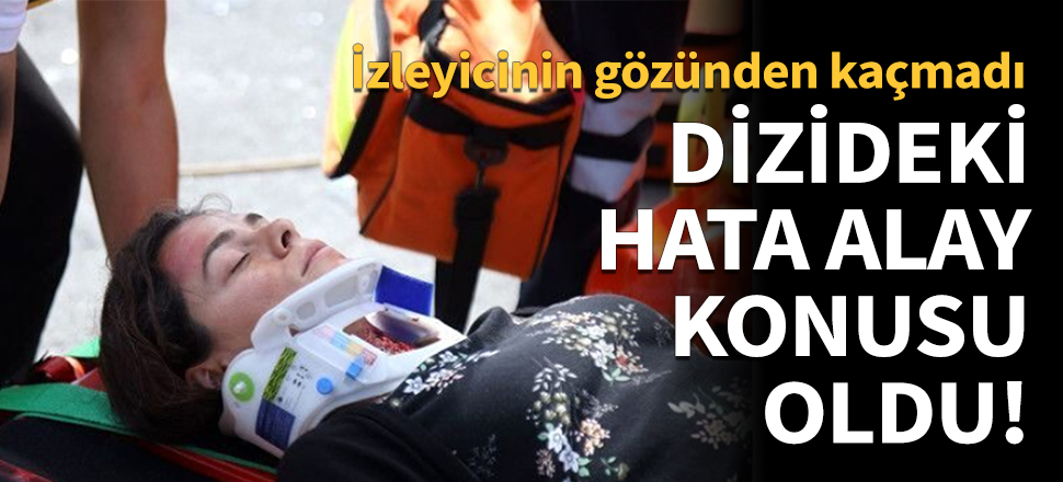 Kadın dizisindeki hata alay konusu oldu!