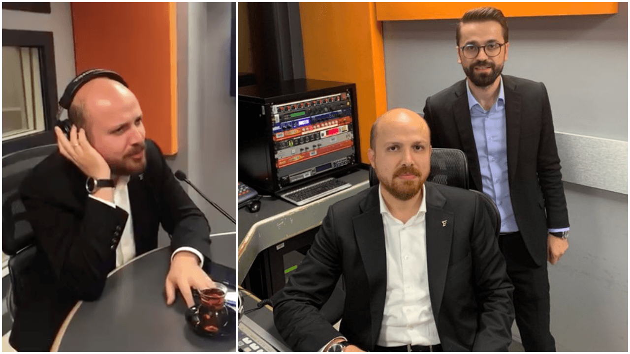 Bilal Erdoğan canlı yayında şarkı söyledi!