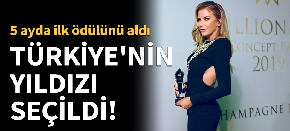 Ivana Sert, 'Türkiye'nin Yıldızı' ödülüne layık görüldü!