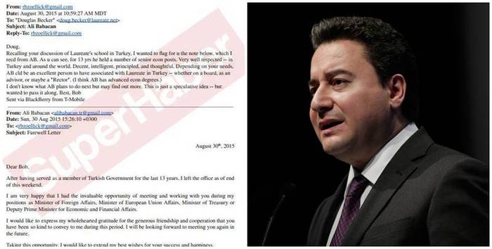 Ali Babacan'ın 'iş başvurusu'nu SuperHaber ele geçirdi! / ÖZEL HABER