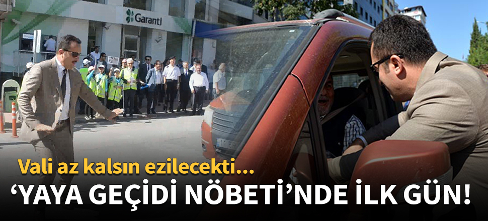 'Yaya Geçidi Nöbeti'nde ilk gün!