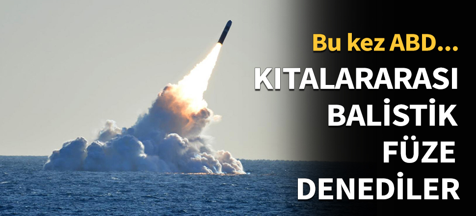 Kıtalararası balistik füze denediler...