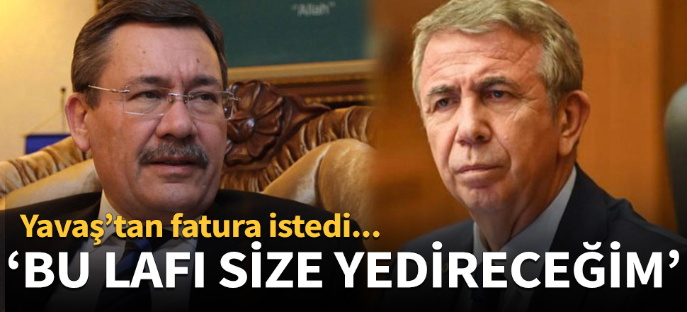 Melih Gökçek, Mansur Yavaş'tan fatura istedi!