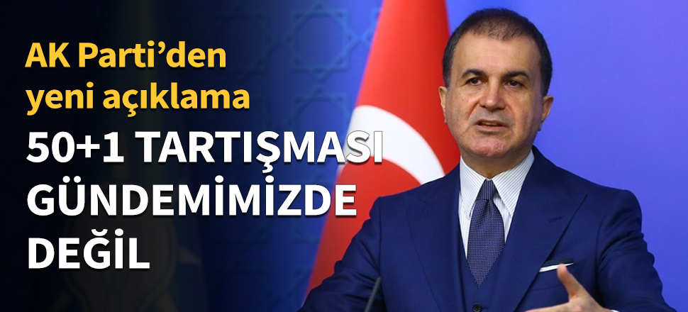 AK Parti Sözcüsü Ömer Çelik açıklama yapıyor...