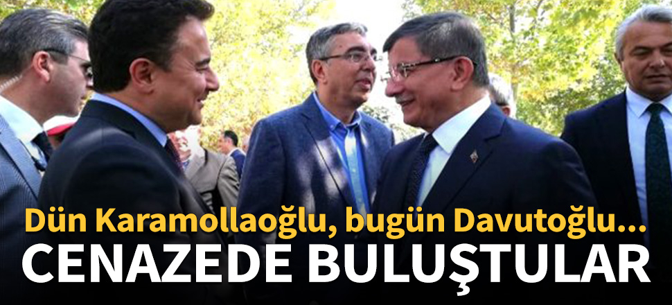 Dün Karamollaoğlu, bugün Davutoğlu!