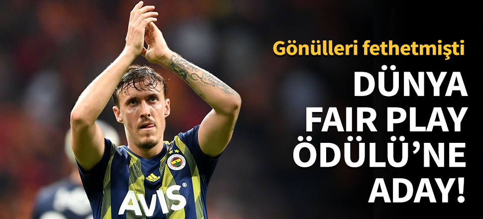 Kruse, Dünya Fair Play Ödülü'ne aday gösterildi!
