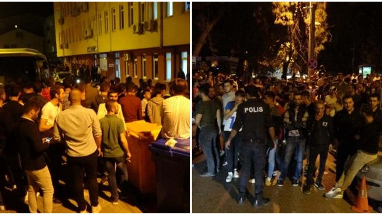 Yüzlerce kişi adliye önünde toplandı!