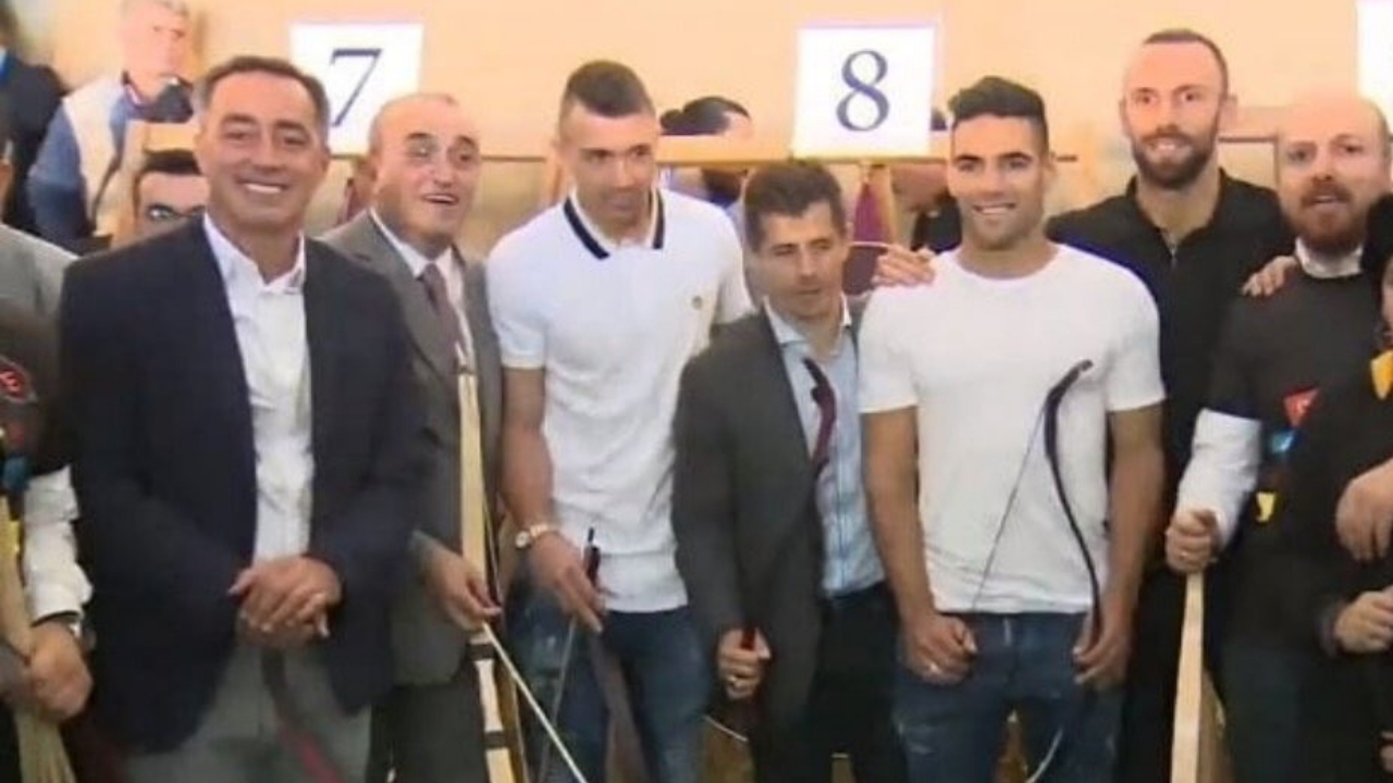 Falcao ve Muriqi, Etnospor Kültür Festivali'nde kapıştı!