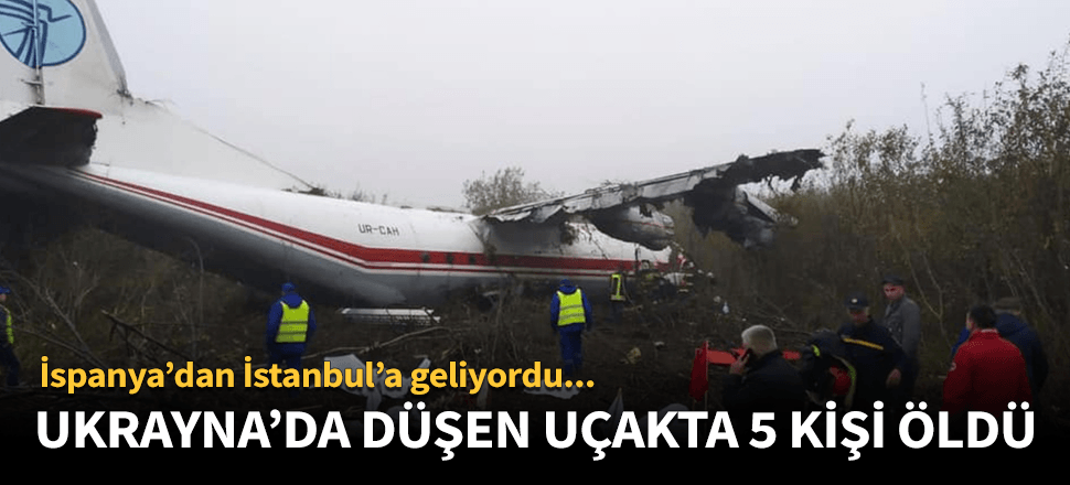 İspanya'dan İstanbul'a gelen uçak Ukrayna'da düştü!