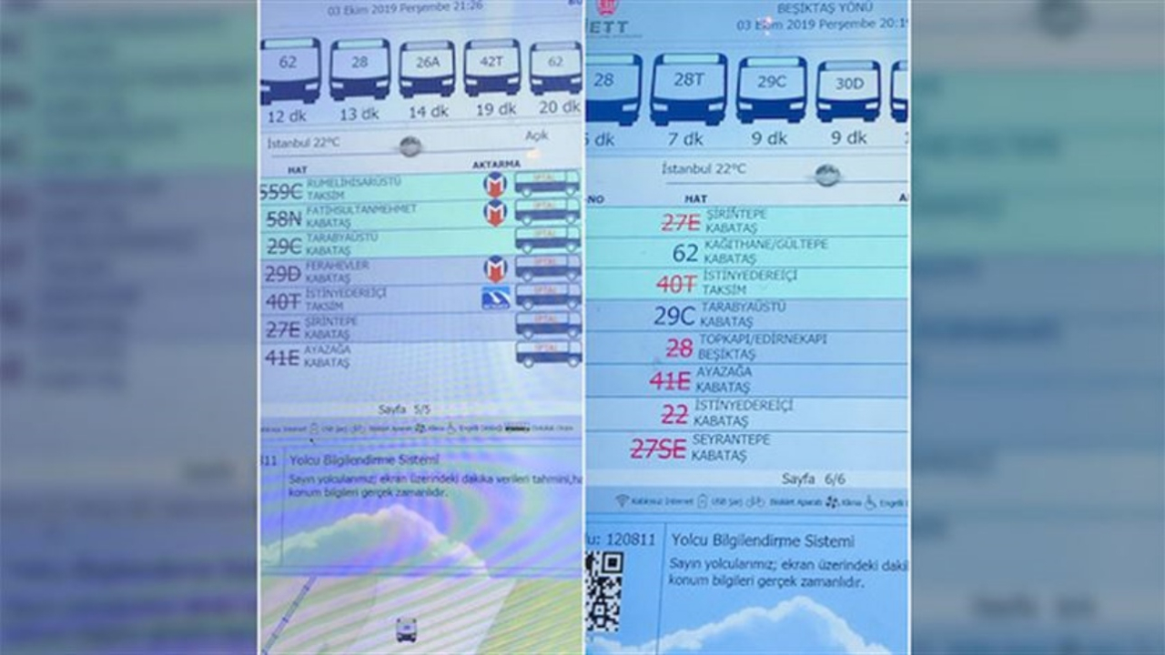 'Sefer bilgilendirme ekranları’ alarm veriyor!